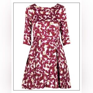 SUNO Vintage Floral Dress